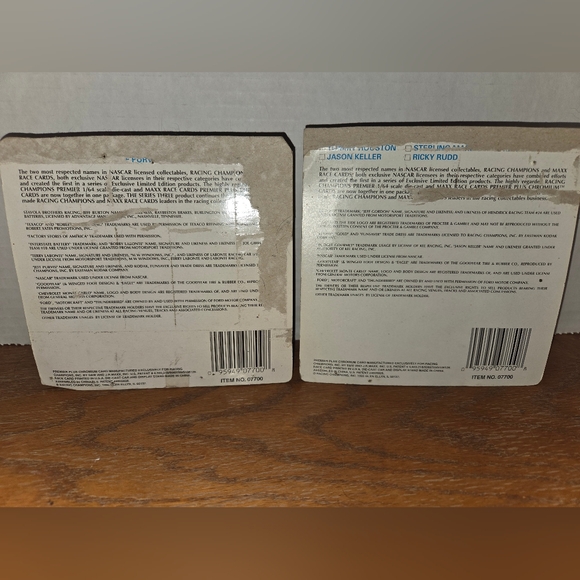 LOT OF TWO - "CUT CARD" RACING CHAMPIONS NASCAR CARS - NEW - Picture 2 of 4